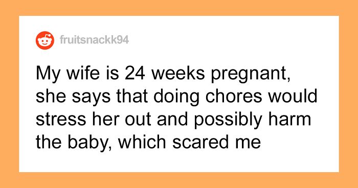 Husband Fed Up With Doing 100% Of The Chores While Pregnant Wife Is Doing Nothing Finally Snaps