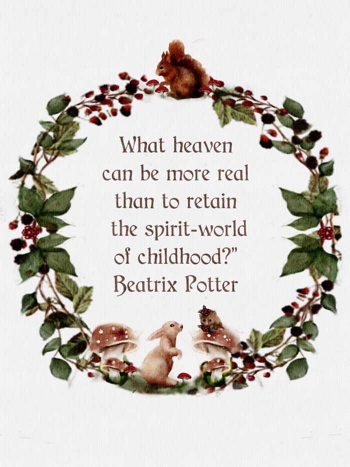 Beatrix Potter Inspired Watercolors Of Cute Baby Animals And Quotes