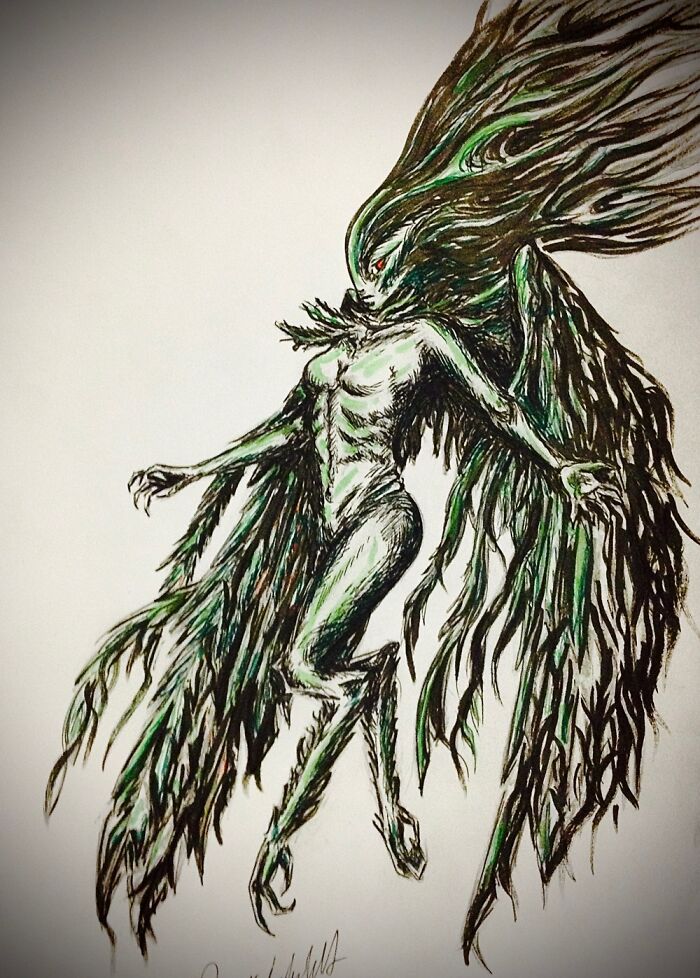 Harpy In Ink