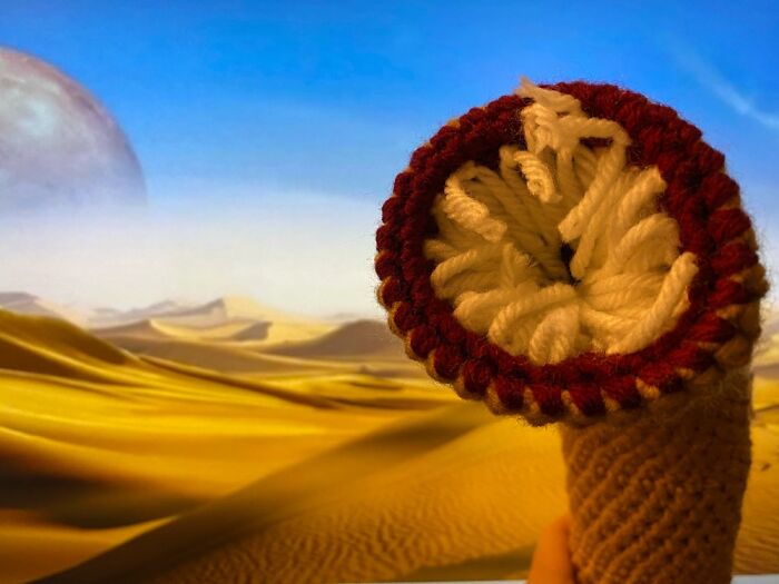 I Crochet Sandworms Inspired By The Dune Movies