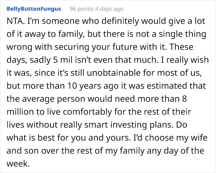 Guy Who Won $5.6M Dollars Refused To Give Any To His Family Guy Who Won $5.6M Dollars Refused To Give Any To His Family