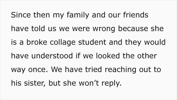 Sister-In-Law Can't Meet Her Baby Nephew Because She's Too Broke To Stick To All The Rules His Parents Have Set Sister-In-Law Can't Meet Her Baby Nephew Because She's Too Broke To Stick To All The Rules His Parents Have Set
