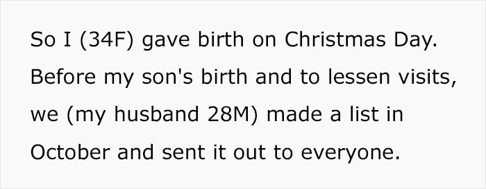 Sister-In-Law Can't Meet Her Baby Nephew Because She's Too Broke To Stick To All The Rules His Parents Have Set Sister-In-Law Can't Meet Her Baby Nephew Because She's Too Broke To Stick To All The Rules His Parents Have Set