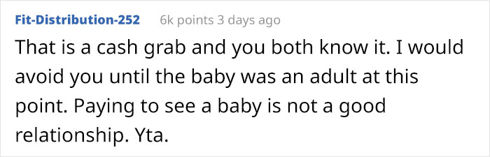Sister-In-Law Can't Meet Her Baby Nephew Because She's Too Broke To Stick To All The Rules His Parents Have Set Sister-In-Law Can't Meet Her Baby Nephew Because She's Too Broke To Stick To All The Rules His Parents Have Set