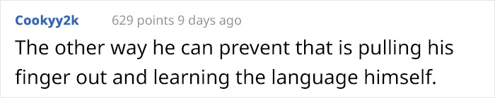 'They Have No Need To Learn A Second Language': Man Demands His Bilingual Wife Not Teach Their Daughters Her Native Language 'They Have No Need To Learn A Second Language': Man Demands His Bilingual Wife Not Teach Their Daughters Her Native Language