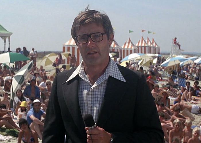 In Jaws (1975), The TV Reporter Is Played By Peter Benchly, The Author Of The Book