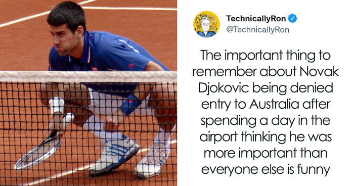 30 Memes And Hilarious Reactions To Novak Djokovic Possibly Getting Deported From Australia After Arriving There Unvaccinated