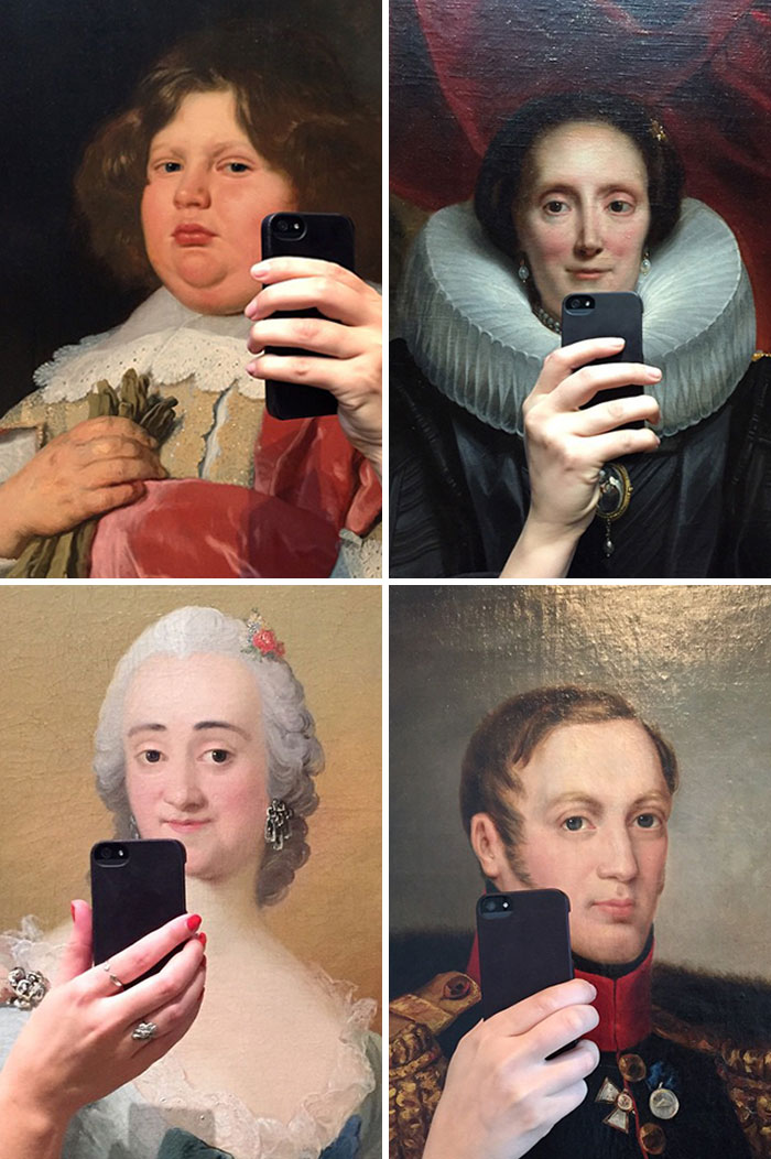 My Friend Went To The Museum And Made Art Of The Selfie