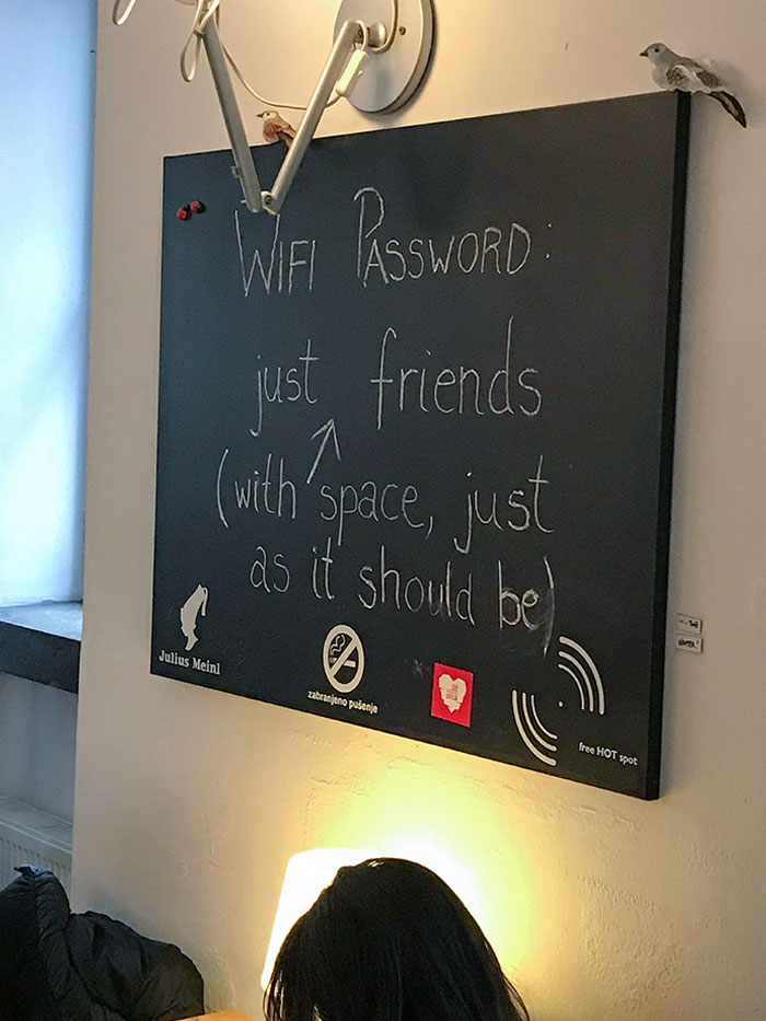 The WiFi Password At The Museum Of Broken Relationships In Zagreb, Croatia