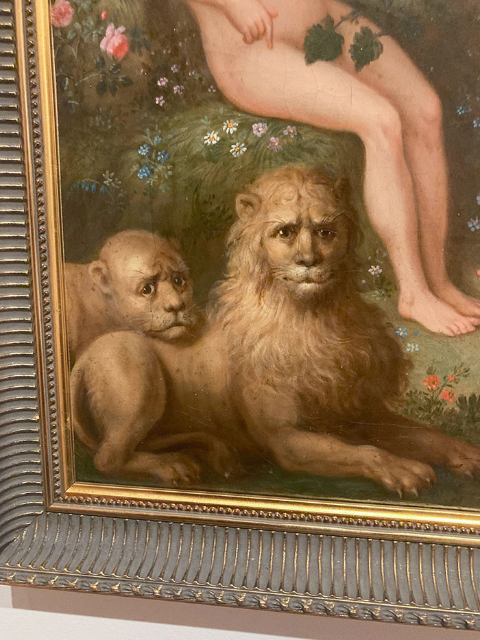 These Two Lions From Today's Gallery Visit