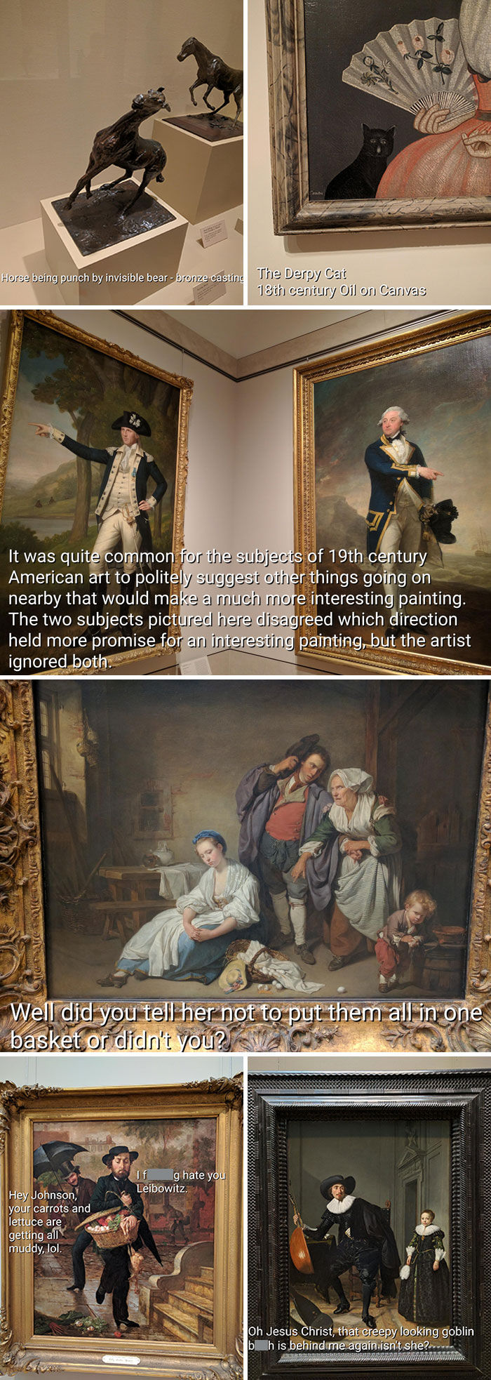 Wife Made Me Go To Art Museum. I Found A Way To Make It Fun
