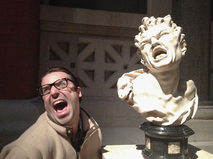 My Sister's Boyfriend, Admiring The Sculptures At The Metropolitan Museum Of Art In NYC
