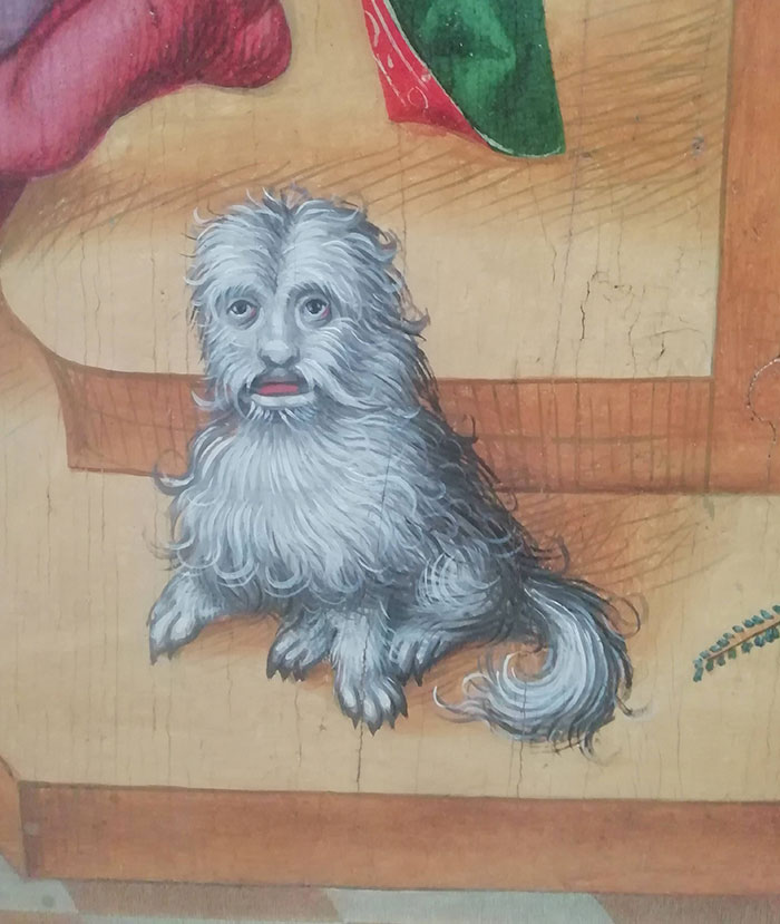 So I Found This Dog Portrait In A Museum In France