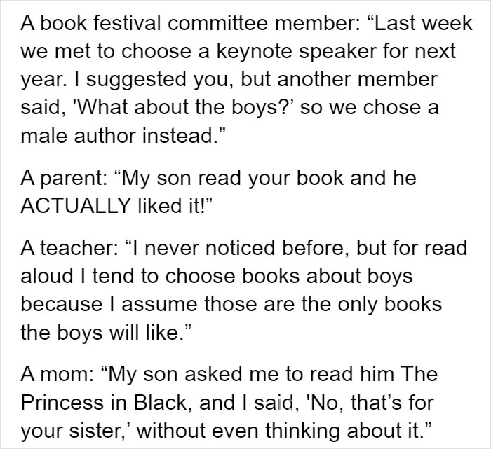 Author Of The "Princess Academy" Illustrates How Adults Instill Misogyny In Little Boys And How It Robs Them Of Amazing Experiences Author Of The "Princess Academy" Illustrates How Adults Instill Misogyny In Little Boys And How It Robs Them Of Amazing Experiences