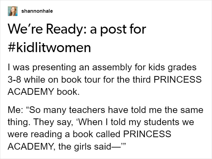 Author Of The "Princess Academy" Illustrates How Adults Instill Misogyny In Little Boys And How It Robs Them Of Amazing Experiences Author Of The "Princess Academy" Illustrates How Adults Instill Misogyny In Little Boys And How It Robs Them Of Amazing Experiences