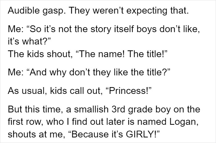 Author Of The "Princess Academy" Illustrates How Adults Instill Misogyny In Little Boys And How It Robs Them Of Amazing Experiences