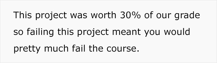 Student Maliciously Complies And Gets His Professor Into Trouble After Receiving A Zero On A Group Project He Had To Do All By Himself Student Maliciously Complies And Gets His Professor Into Trouble After Receiving A Zero On A Group Project He Had To Do All By Himself