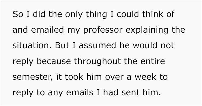 Student Maliciously Complies And Gets His Professor Into Trouble After Receiving A Zero On A Group Project He Had To Do All By Himself