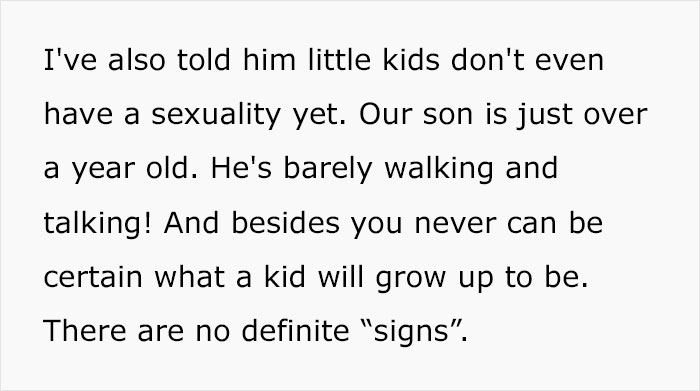 Father Lists All The Reasons He Thinks His 1-Year-Old Is Gay, Mother Left Speechless Father Lists All The Reasons He Thinks His 1-Year-Old Is Gay, Mother Left Speechless