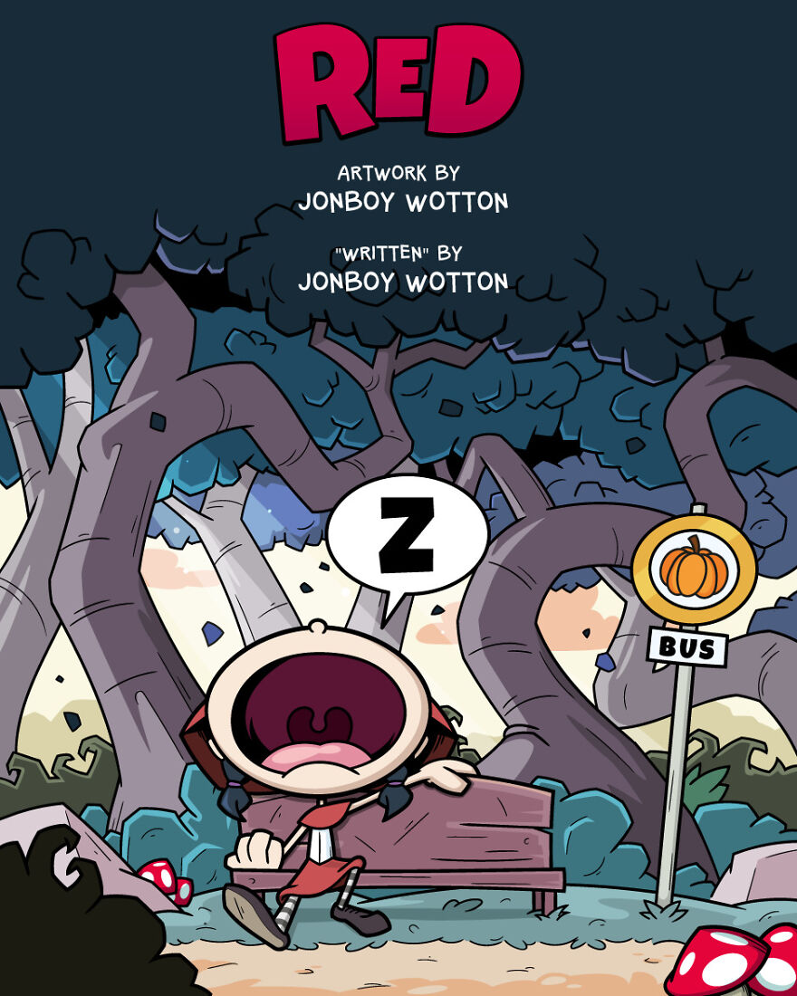 I Have Started A Webcomic Based On 'Red Riding Hood' Called 'Red'