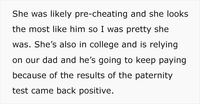 Dad’s Fuming After Discovering That His Wife Had An Affair, Gets Revenge By Refusing To Pay For All Of His Kids’ College Unless They Prove Their Kinship With A DNA Test Dad’s Fuming After Discovering That His Wife Had An Affair, Gets Revenge By Refusing To Pay For All Of His Kids’ College Unless They Prove Their Kinship With A DNA Test