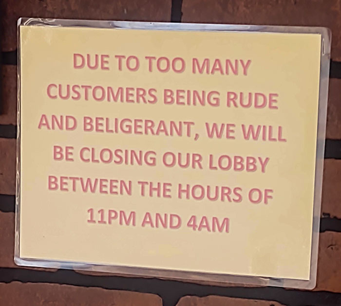 Drunks In A College Town Being Such A Problem The Local Doughnut Shop Has To Close The Lobby During Bar Hours
