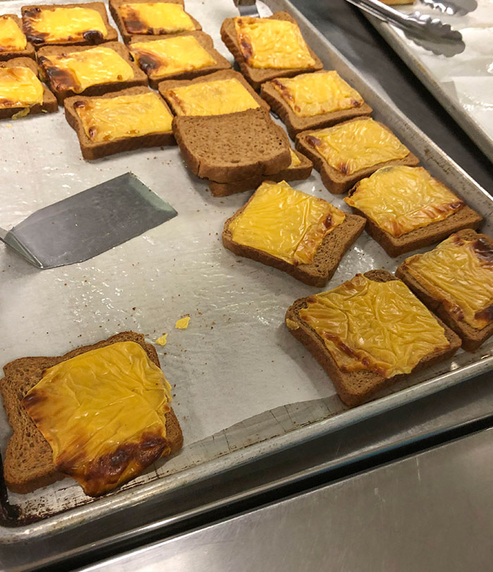 My School’s Attempt At “Grilled Cheese”