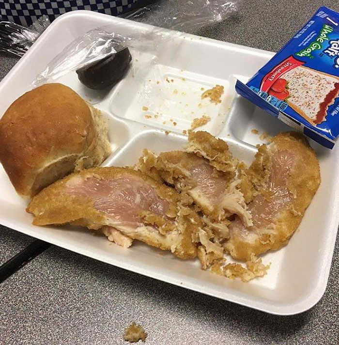 Chicken Fingers Served At My School In Alabama Recently