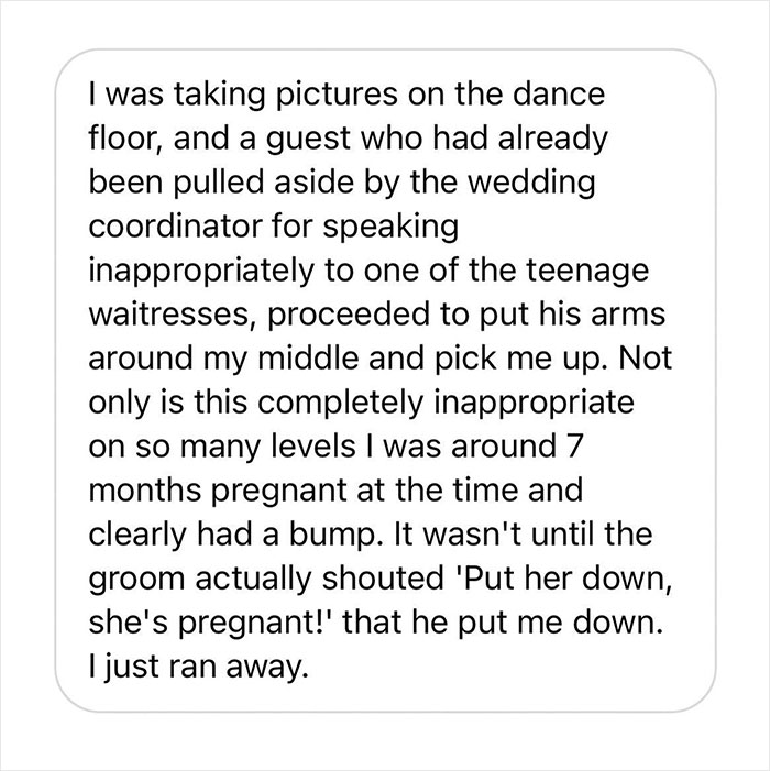 Photographer Lists All The Things Men Have Done To Her During Weddings In 2021 Photographer Lists All The Things Men Have Done To Her During Weddings In 2021