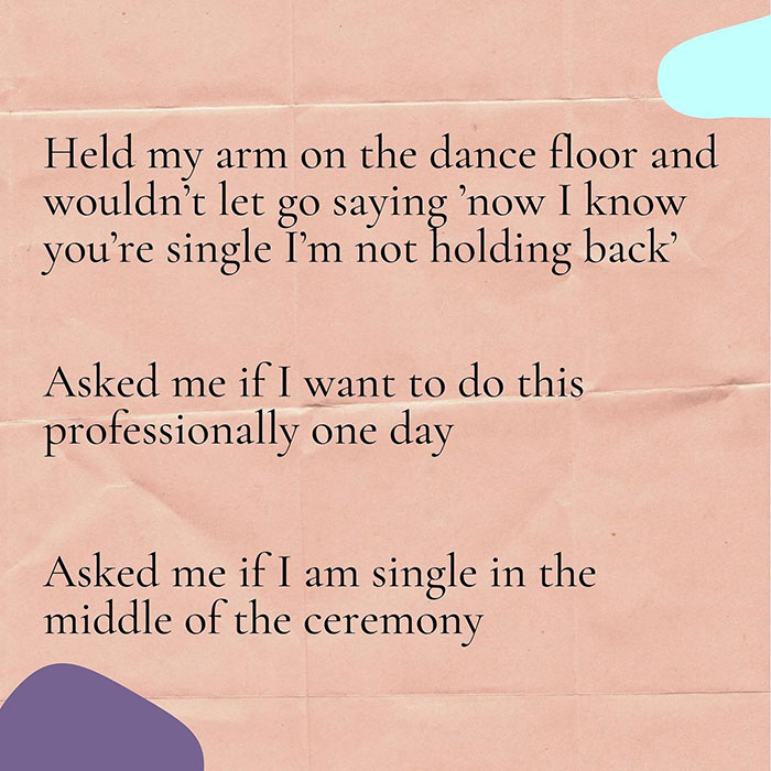 Photographer Lists All The Things Men Have Done To Her During Weddings In 2021 Photographer Lists All The Things Men Have Done To Her During Weddings In 2021