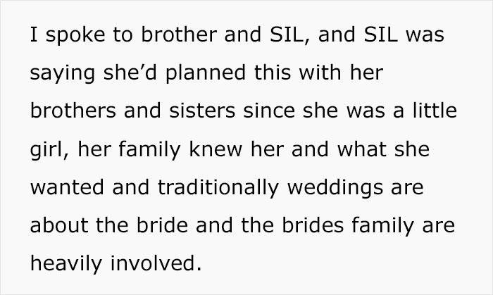"Didn't Invite Me Because My Husband And I 'Are Never Available'": Brother Doesn’t Involve Sis In Wedding Plans Even Though She’s Paying For It "Didn't Invite Me Because My Husband And I 'Are Never Available'": Brother Doesn’t Involve Sis In Wedding Plans Even Though She’s Paying For It