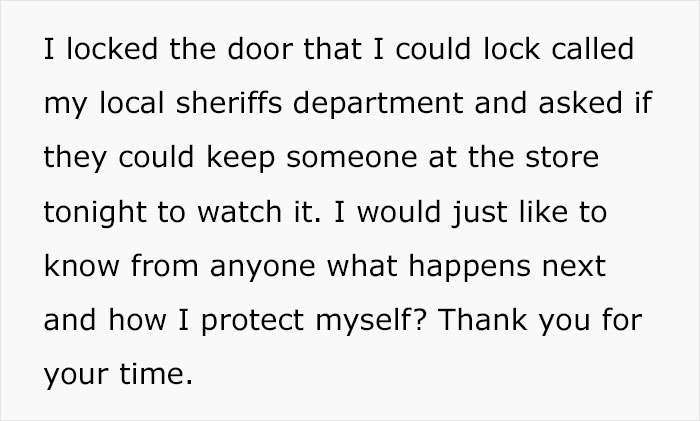 “Do Not Tell Anyone About Last Night”: Manager Won’t Pick Up Her Phone So Gas Station Employee Leaves The Store Unlocked Because Nobody Showed Up To Relieve Them “Do Not Tell Anyone About Last Night”: Manager Won’t Pick Up Her Phone So Gas Station Employee Leaves The Store Unlocked Because Nobody Showed Up To Relieve Them