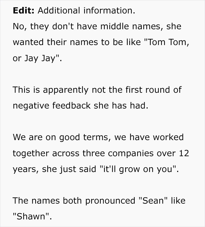 "It's Going To Be So Confusing": Person Calls Out New Mom For Giving Her Twin Babies Stupid Names