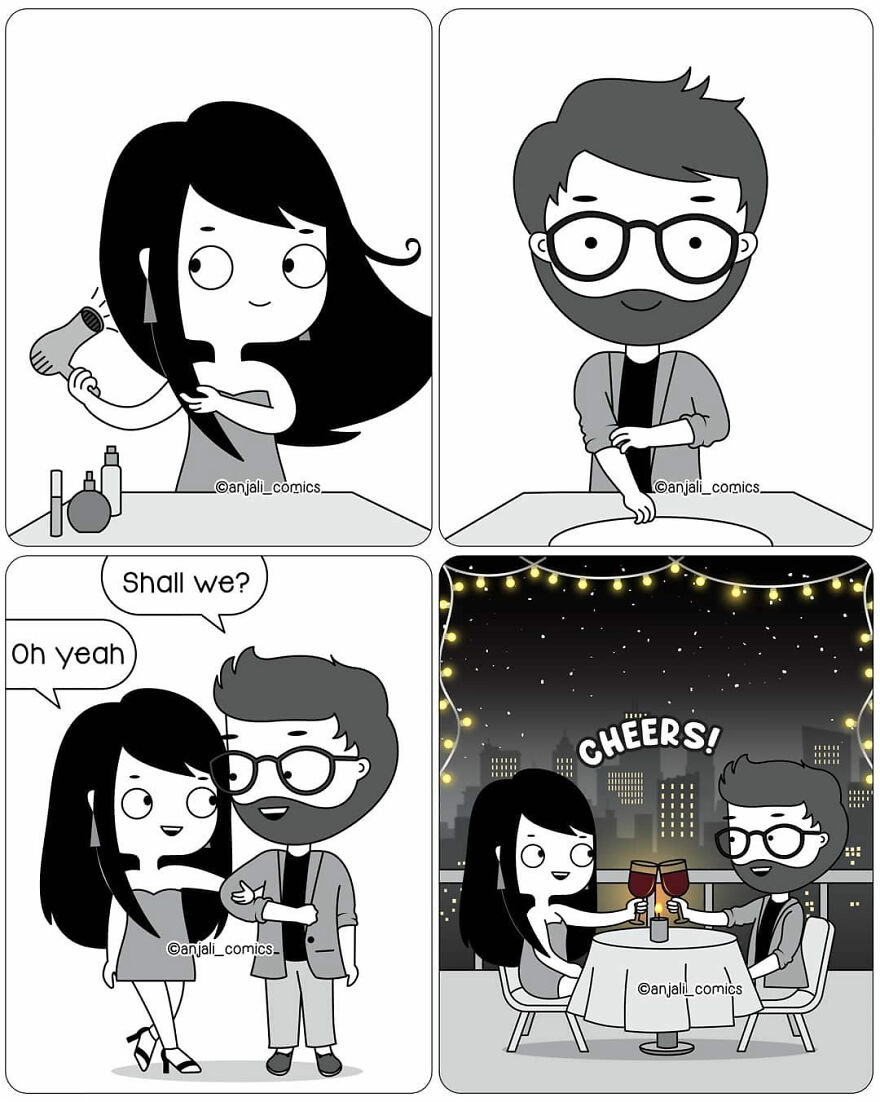 Very Funny Comics By An Artist About Life Together