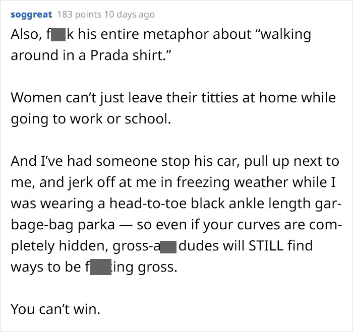 Men Rant About How Oblivious Women Are To Their Privilege, Eat Their Own Words When One Of Them Replies Men Rant About How Oblivious Women Are To Their Privilege, Eat Their Own Words When One Of Them Replies