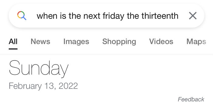 “Sunday The Thirteenth”