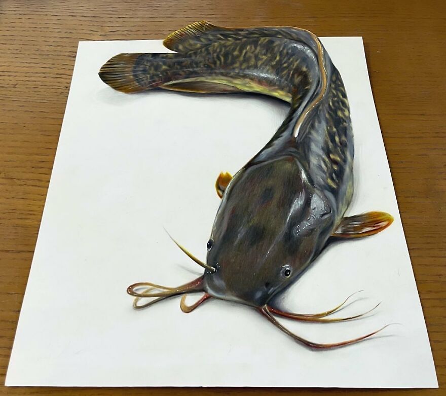 Japanese Artist Impresses With His 3D Drawings Using Only Colored Pencils (34 Pics)
