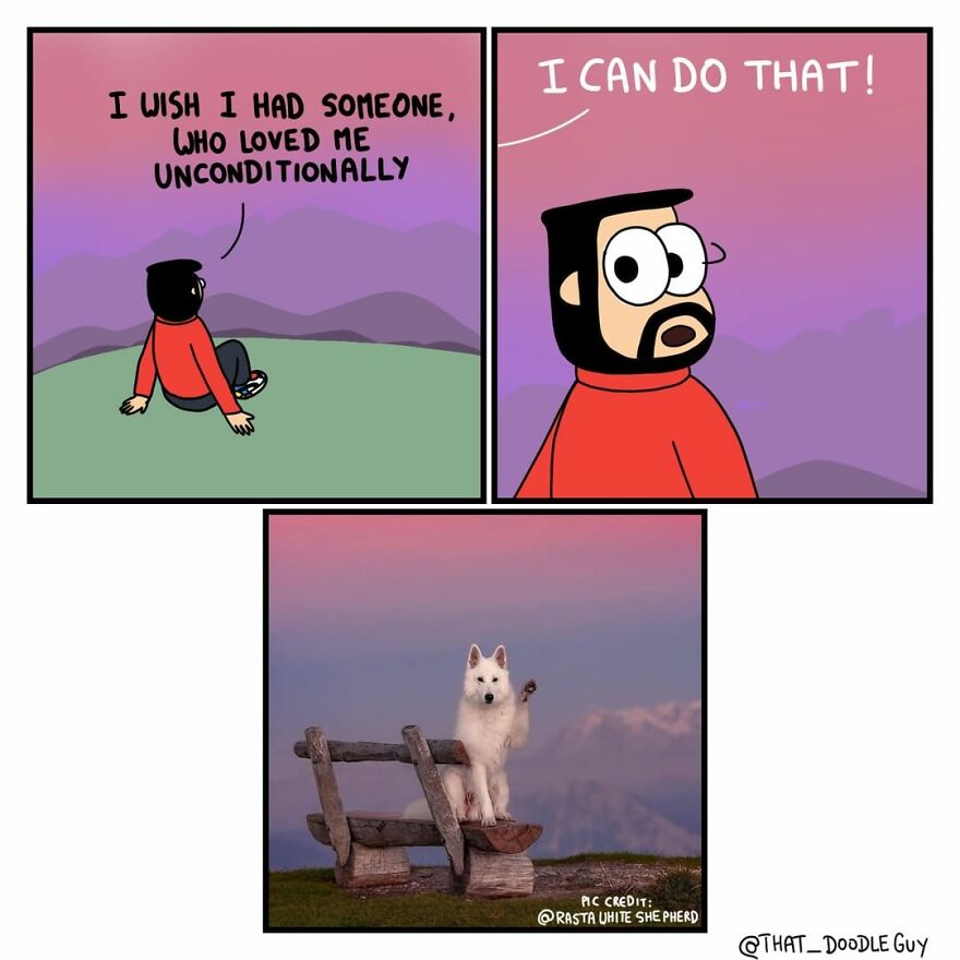 10 Wholesome Animal Comics About Love That Will Make Your Valentine's Day