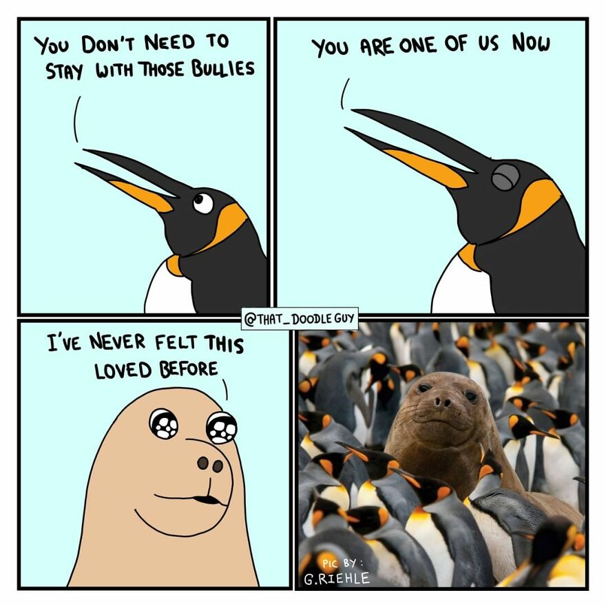 10 Wholesome Animal Comics About Love That Will Make Your Valentine's Day
