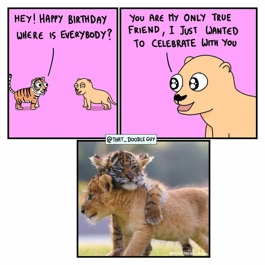 10 Wholesome Animal Comics About Love That Will Make Your Valentine's Day