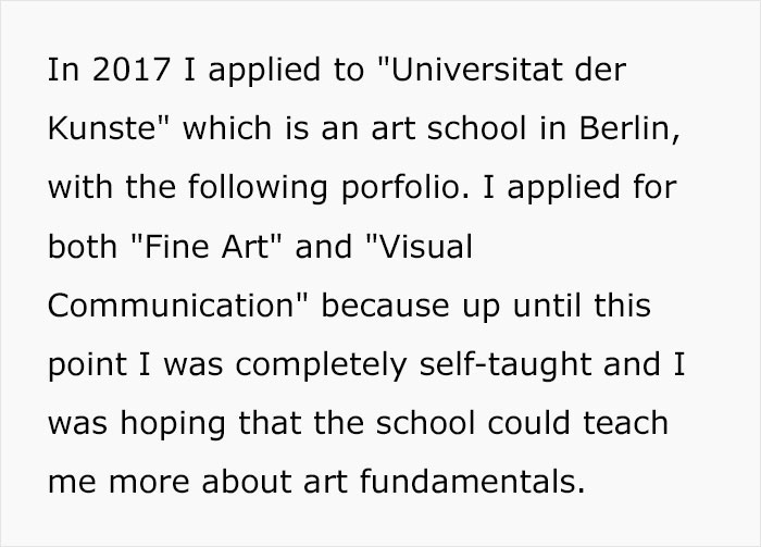 Guy Shows The Harsh Rejection Letter This Prestigious Art School Sent Him, Turns Out Other Applicants Received The Exact Same One Guy Shows The Harsh Rejection Letter This Prestigious Art School Sent Him, Turns Out Other Applicants Received The Exact Same One