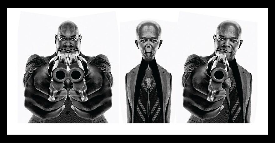 I Created Mirror Images Of Some Famous People