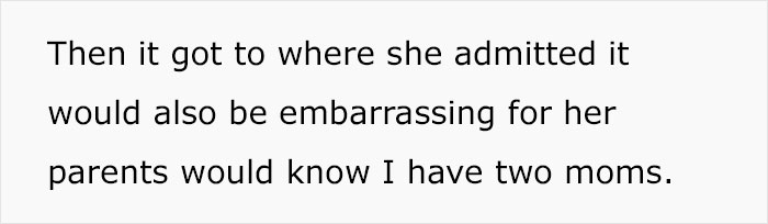 Girlfriend Asks Boyfriend To Show Up At Dinner Hosted By Her Parents With Only One Of His Moms, Guy’s Having None Of It And Breaks Up With Her Girlfriend Asks Boyfriend To Show Up At Dinner Hosted By Her Parents With Only One Of His Moms, Guy’s Having None Of It And Breaks Up With Her