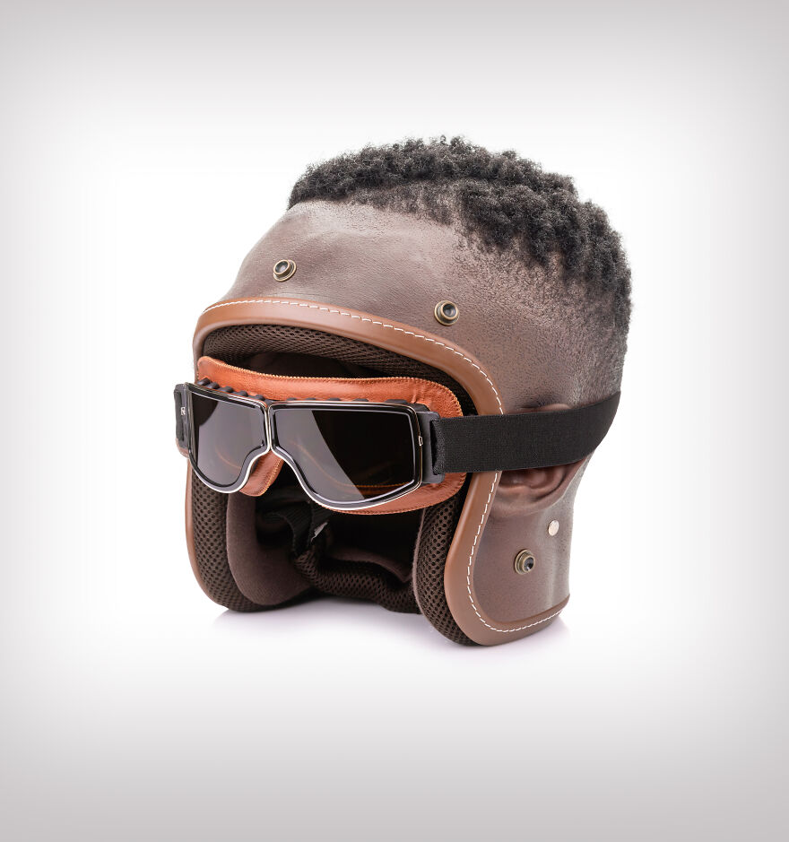 "Skullmet": I Make Helmets That Look Like People's Heads (12 Pics)