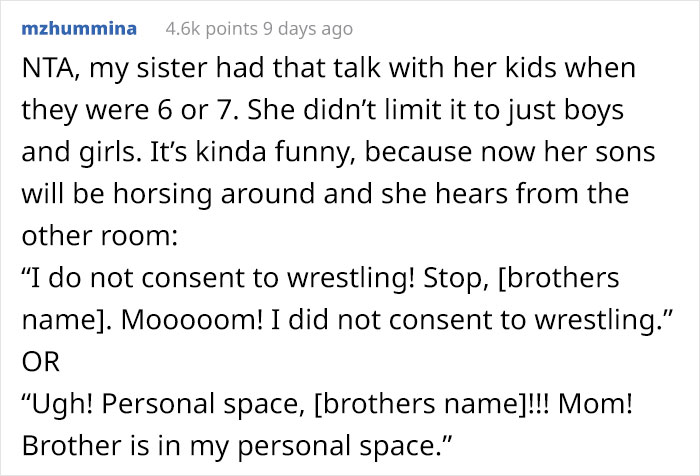 "Just Innocent Playground Fun": Concerned Mother Turns To The Internet After Being Blamed For Taking Child's Understanding Of Consent Too Seriously "Just Innocent Playground Fun": Concerned Mother Turns To The Internet After Being Blamed For Taking Child's Understanding Of Consent Too Seriously
