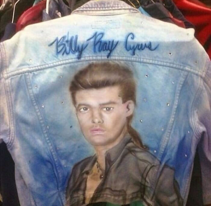 “You Can Burn My Clothes Up When I’m Gone.” I Guess She Didn’t Listen To Billy Ray. This Jacket... This Jacket... Oh My, This Jacket. Just Wow