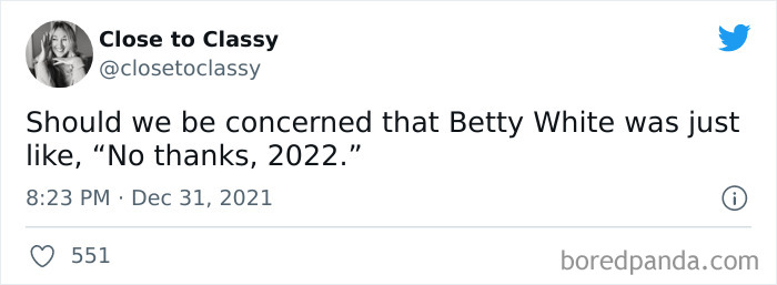 Very, Very Concerned #ripbettywhite
@closetoclassy