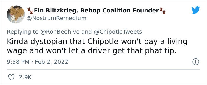 Man Slams Chipotle For Capping Delivery Driver Tips At 50%, Chipotle Explains Why But Their Answer Seems To Anger People Even More Man Slams Chipotle For Capping Delivery Driver Tips At 50%, Chipotle Explains Why But Their Answer Seems To Anger People Even More