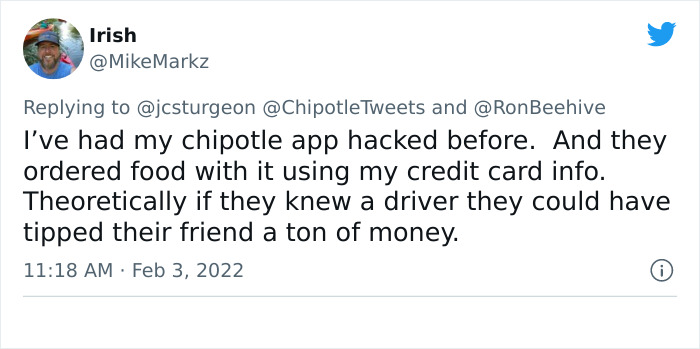 Man Slams Chipotle For Capping Delivery Driver Tips At 50%, Chipotle Explains Why But Their Answer Seems To Anger People Even More Man Slams Chipotle For Capping Delivery Driver Tips At 50%, Chipotle Explains Why But Their Answer Seems To Anger People Even More