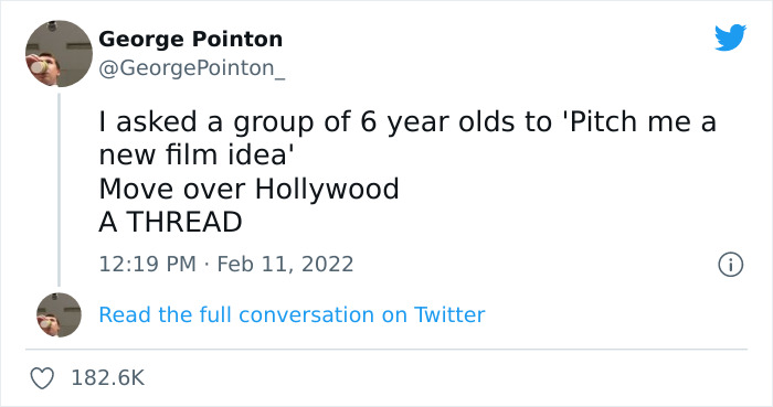 Elementary Teacher Asks 6-Year-Olds To Pitch Film Ideas, Hilarity Ensues (10 Movies)